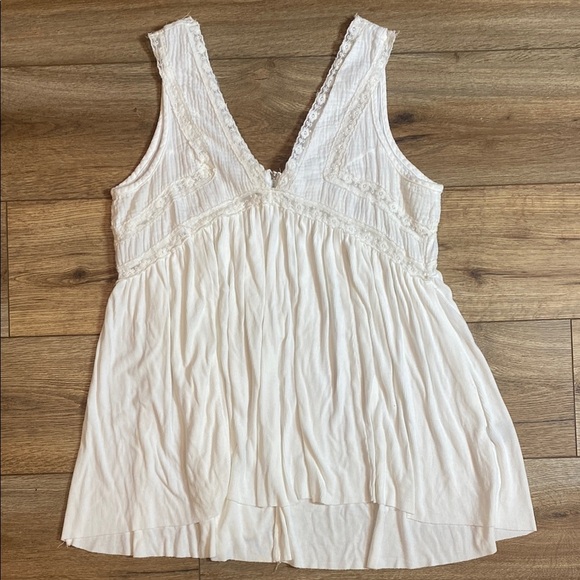 POL Tops - POL Lace Detailed V-Neck Boho Tank